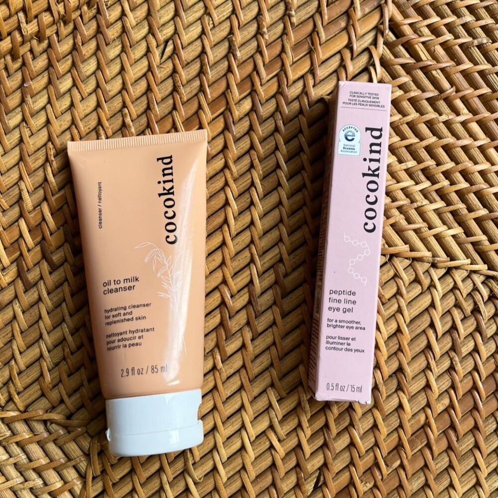 Cocokind Cleanser and Eye Gel Bundle